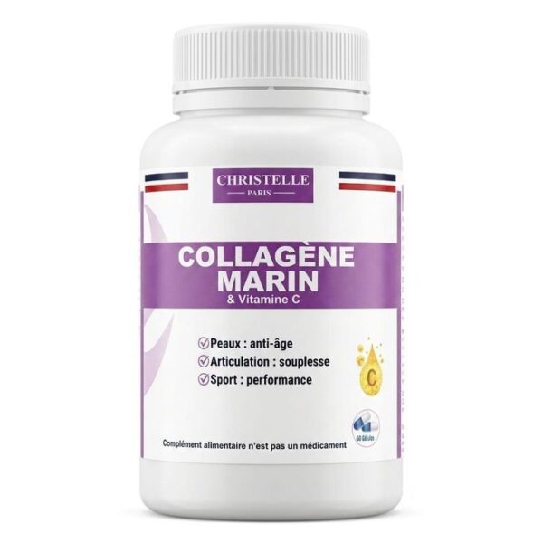 Christelle Paris Collagène Marin & Vitamine C – 60 Gélules